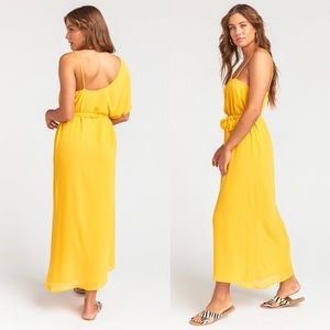 SMYM Women’s Marigold Small Chiffon Saint Maxi Dress Show Me Your Mumu Yellow